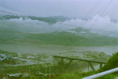 Temporary Bridge Over the Shiplift (Upstream)