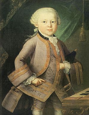 mozart as a child