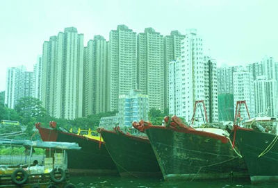 Aberdeen Fishermen Docked Boats