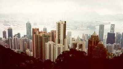 Skyline From Victoria Mountain Top