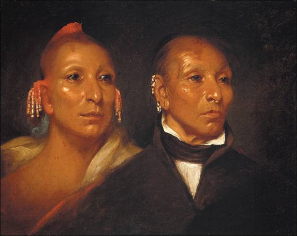 Black Hawk and his son